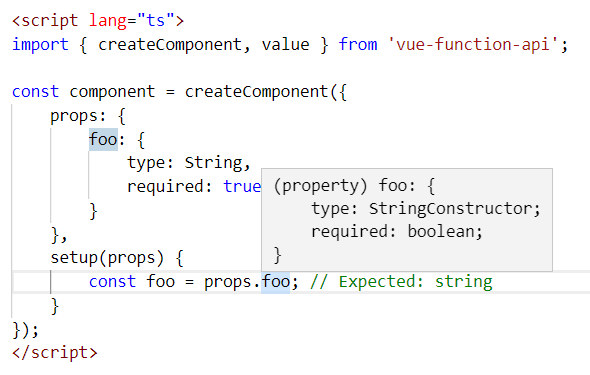 Typescript props type inference is incorrect · Issue #15 · vuejs ...
