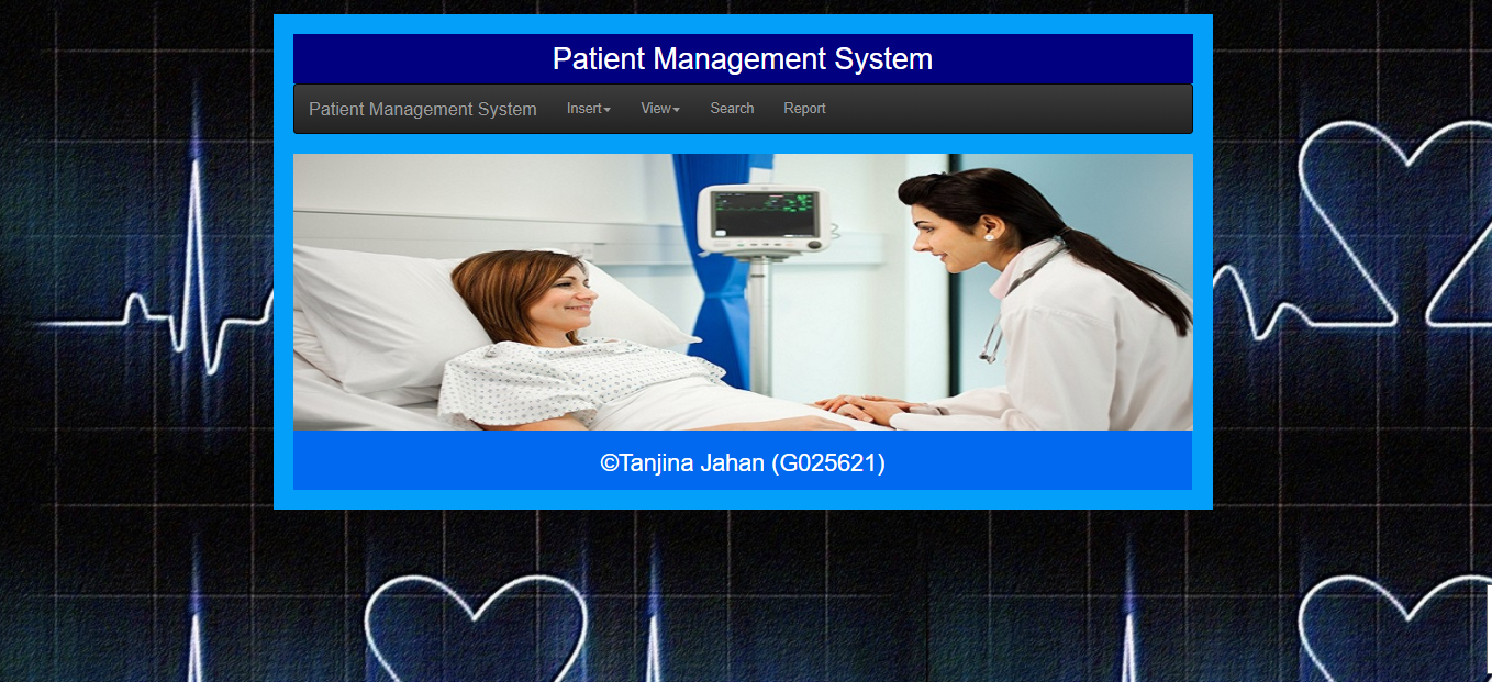 Github Tanjinajahan Patient Management System