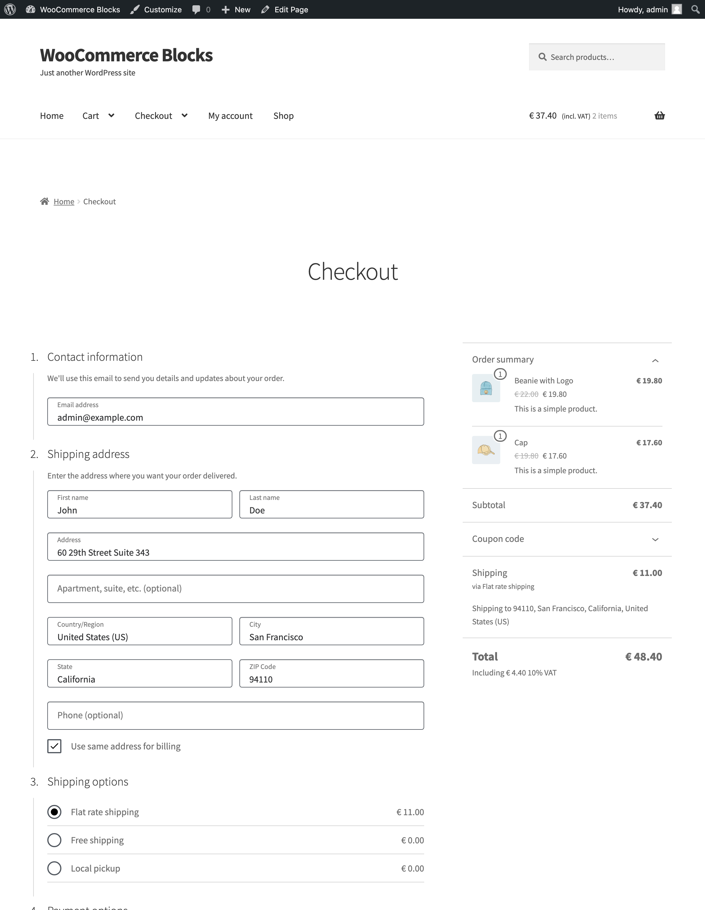 single-checkout-after