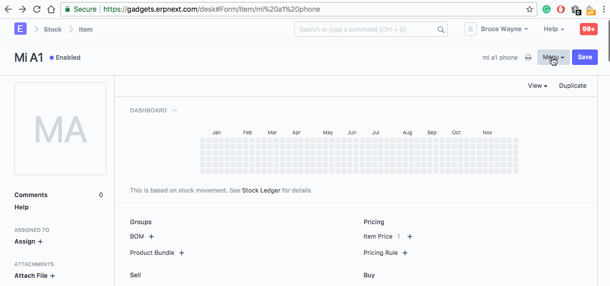 'Standard Selling Rate' in Item Master Does Not Update Selling Standard