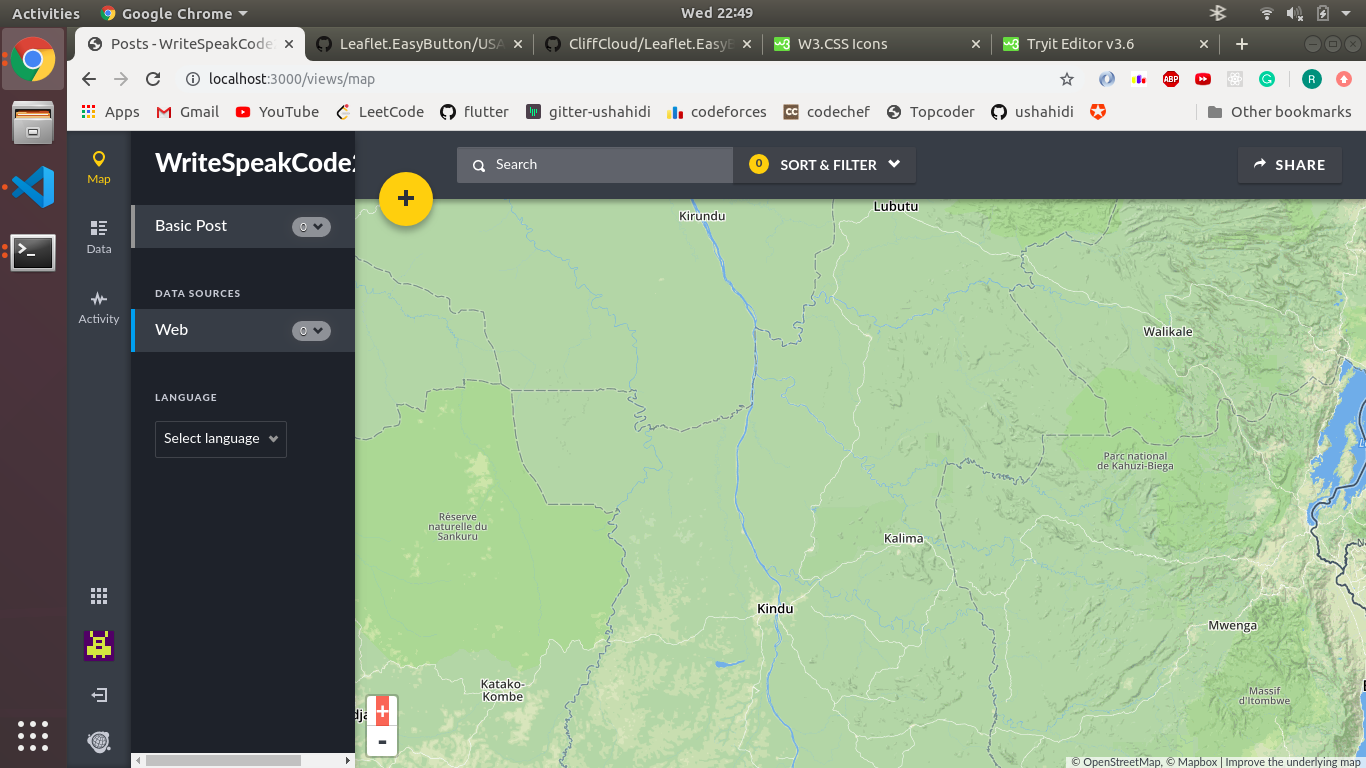 Reset Zoom feature in map. · Issue #3848 · ushahidi/platform · GitHub