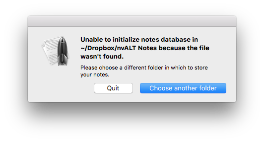 nvalt unable to initialize