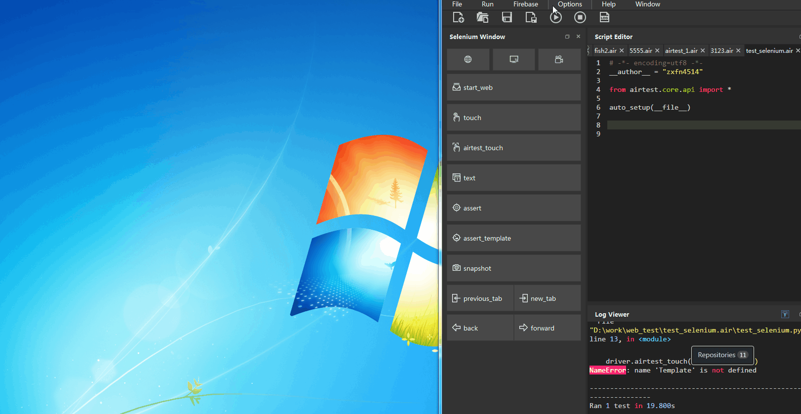 更高效更灵活的web自动化测试airtestselenium
