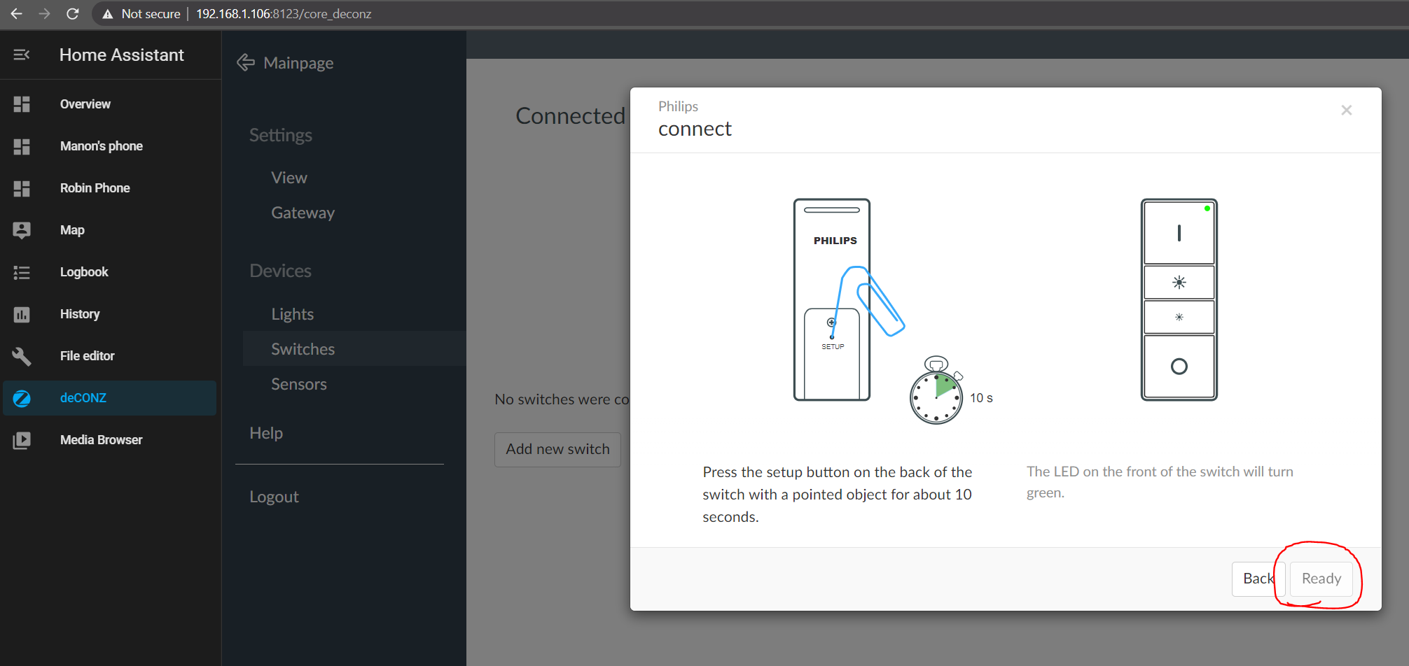 Philips Hue Dimmer switch (new one) · Issue 4404 · dresdenelektronik