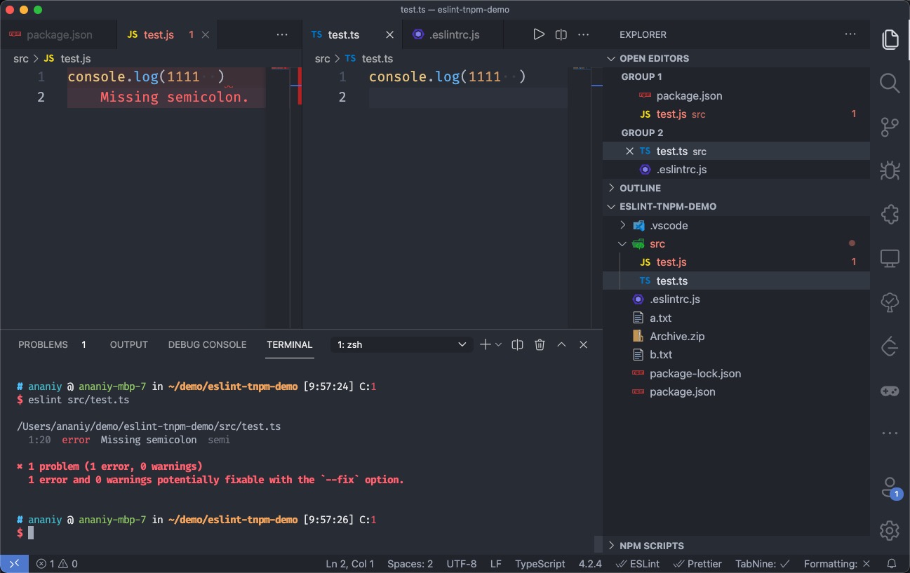 Support cnpm · Issue #1270 · microsoft/vscode-eslint · GitHub