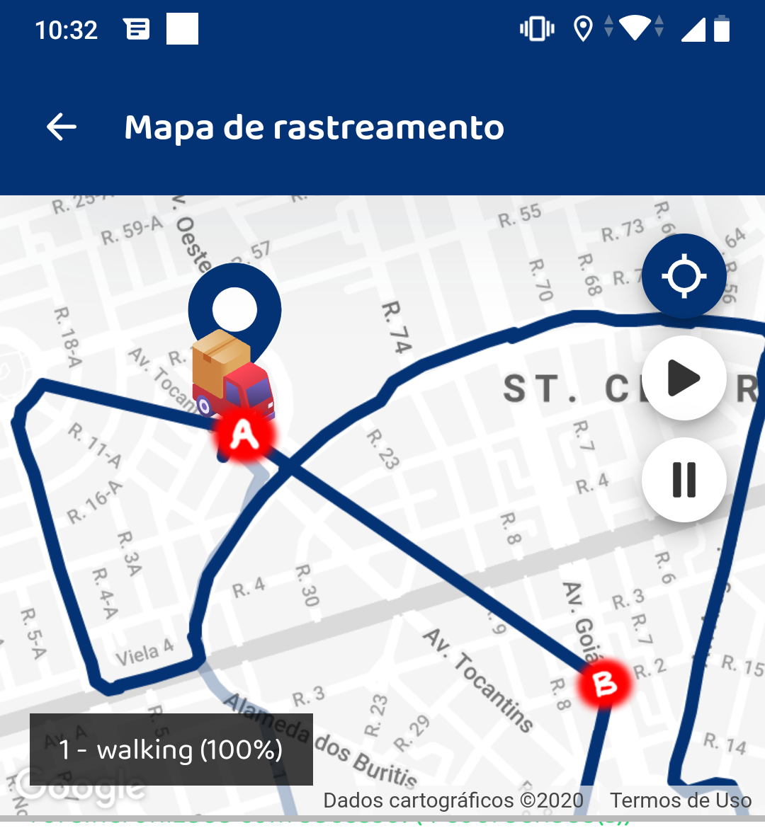 Tracking stops after "a few minutes stopped" · Issue 1168