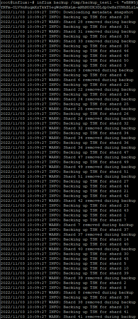 influx backup error
