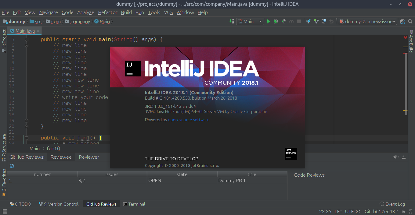 intellij_2018 1_error