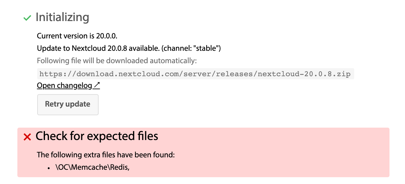 Error updating from 20.0.0 to 20.0.8 · Issue #26444 · nextcloud/server ...
