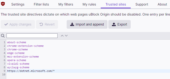 uBlock blocks feedback on tutorials · Issue #15 · dotnet/website ...
