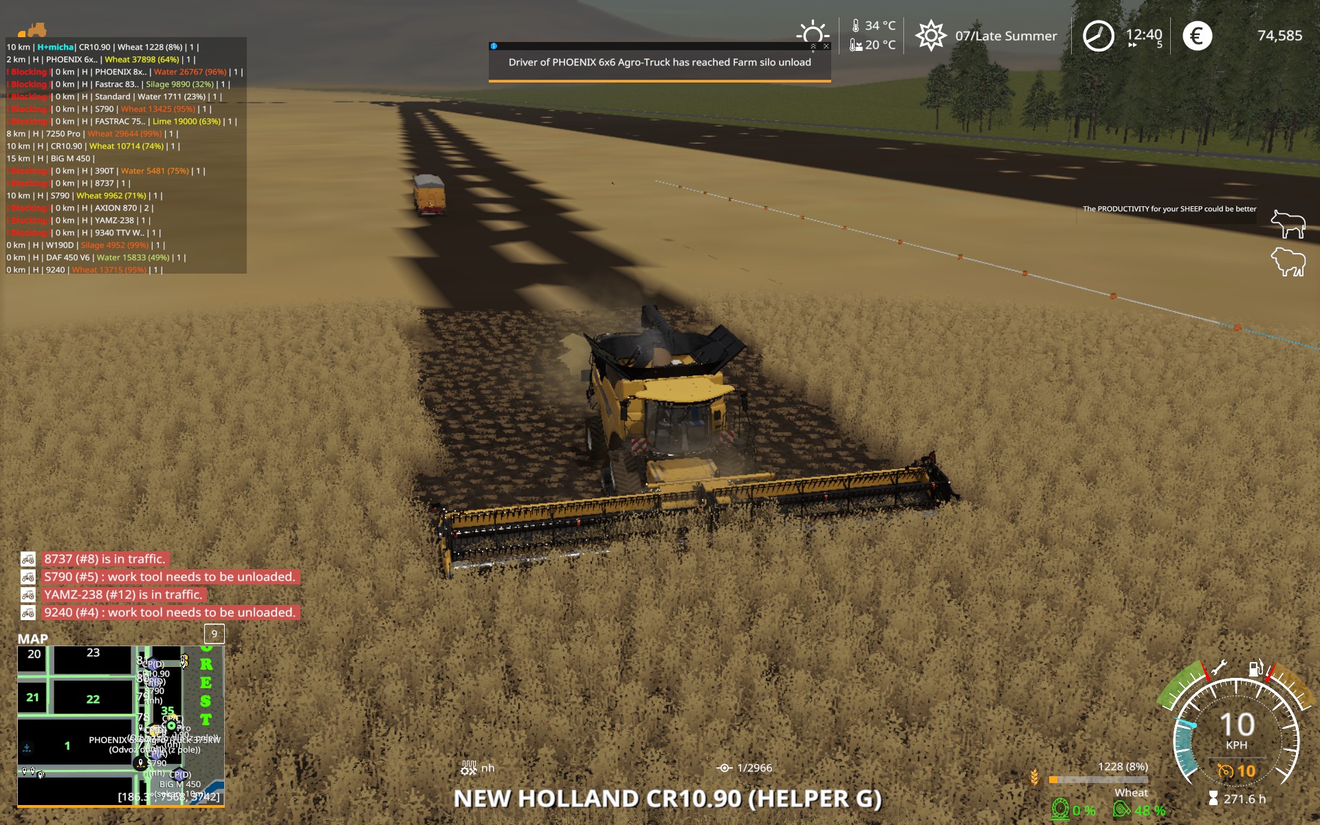 5 Harvesters issue? · Issue 6455 · Courseplay/courseplay · GitHub