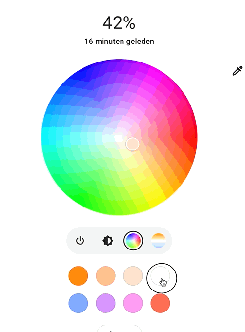Hue lights are not changing their color attributes (but do change in