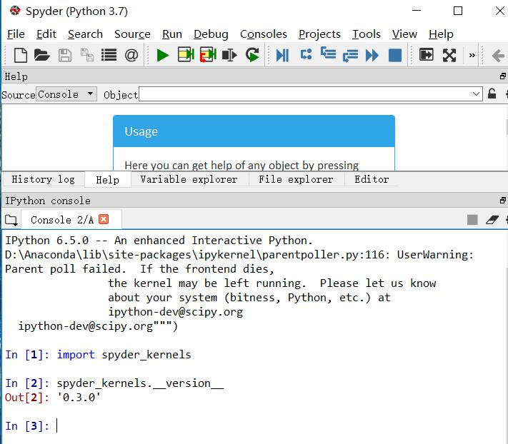 "Parent poll failed" warning · Issue #8205 · spyder-ide/spyder · GitHub