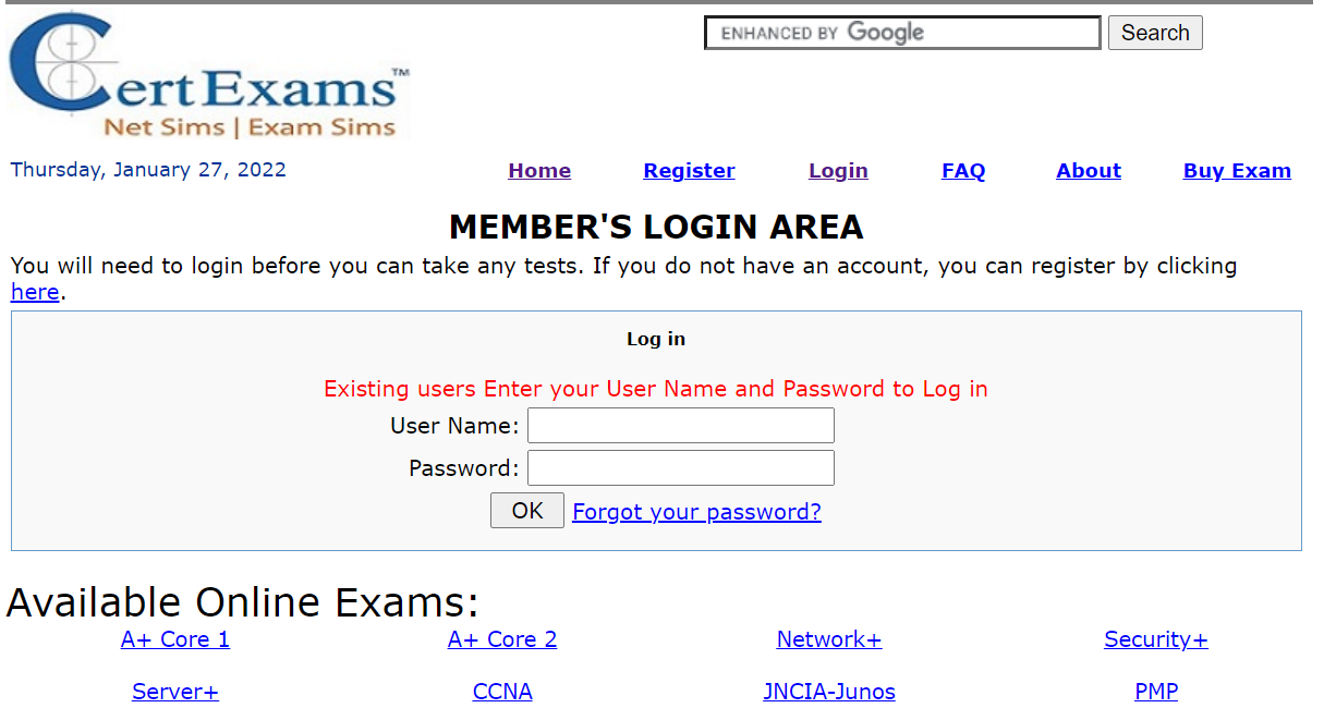 login