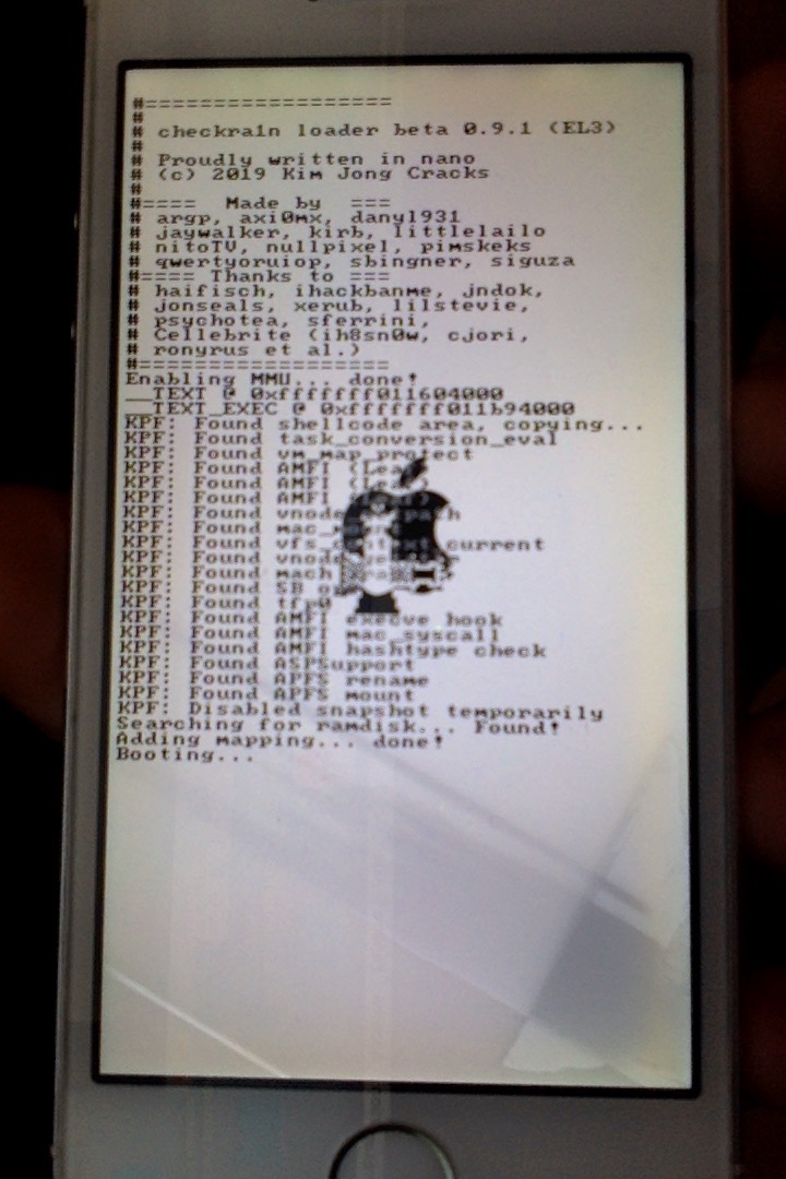 Error after jailbreaking 20 (very cummon issue) · Issue 161