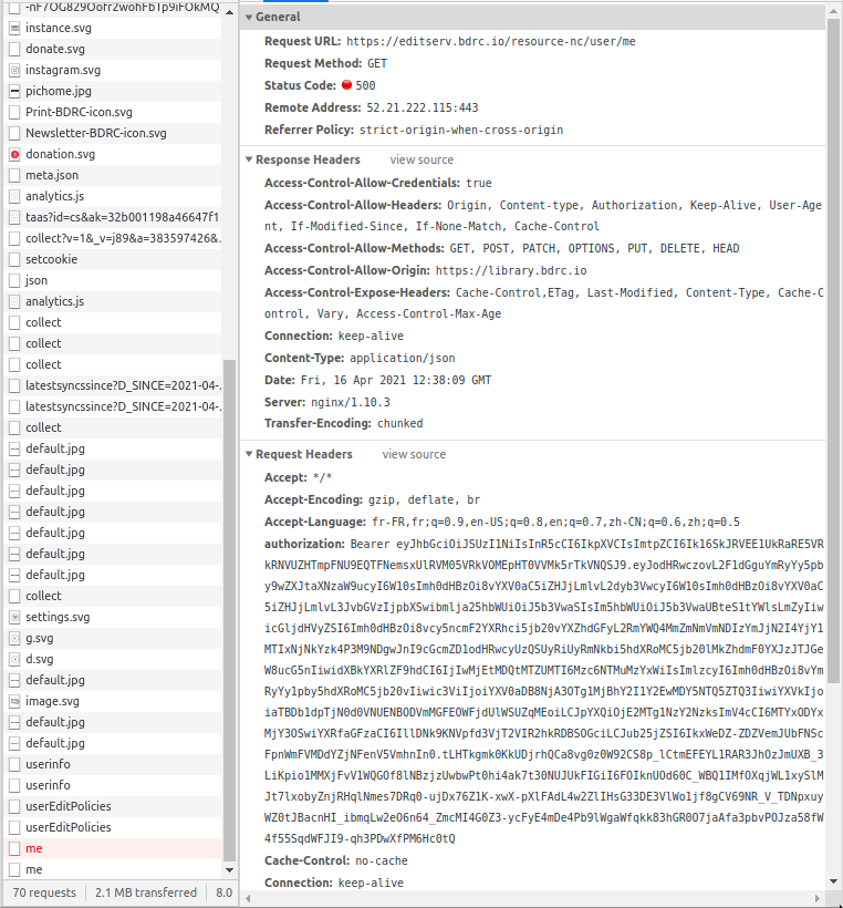 error on /resource-nc/user/me for newly created user · Issue #17 · buda ...