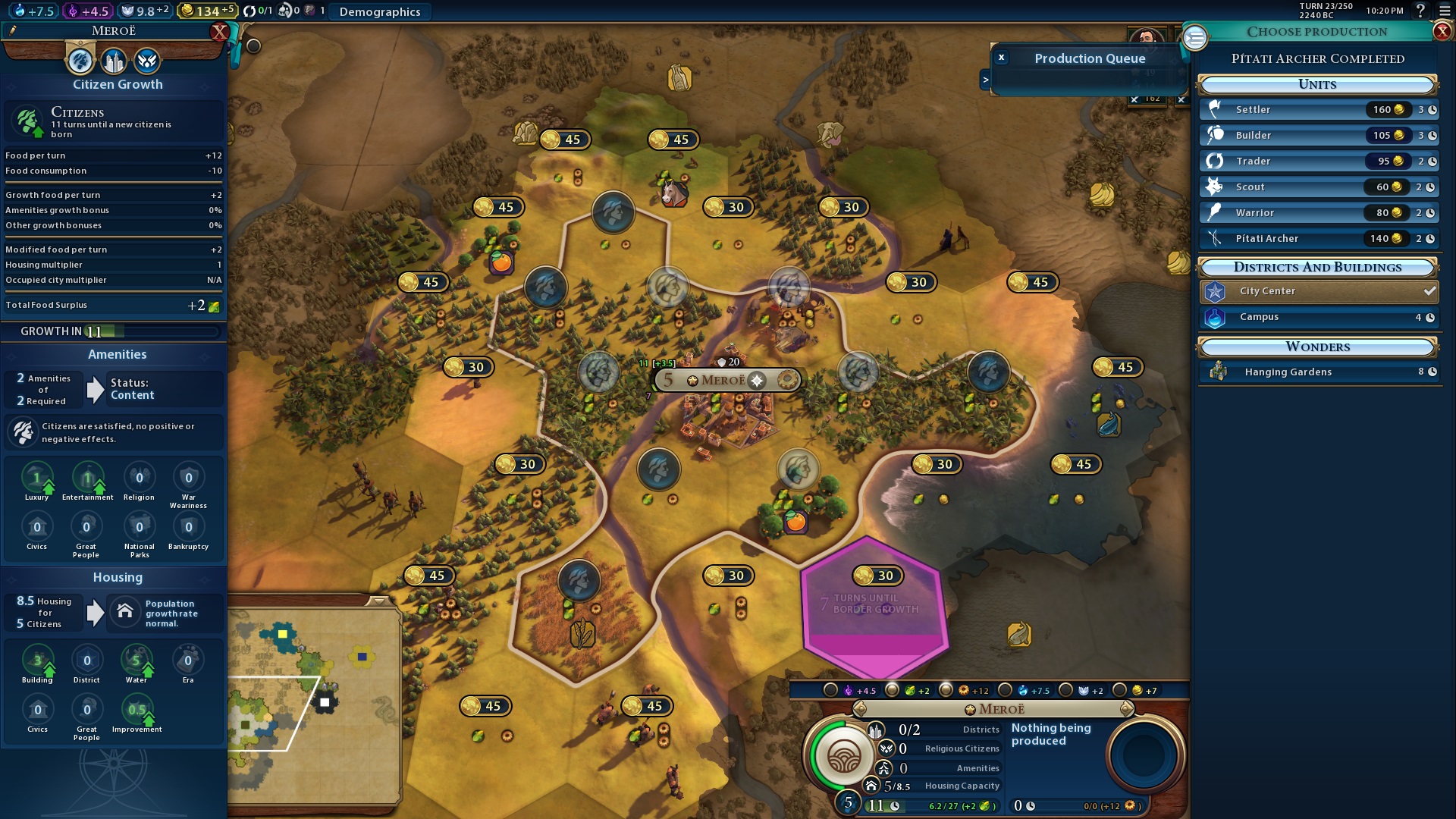 production panel bug