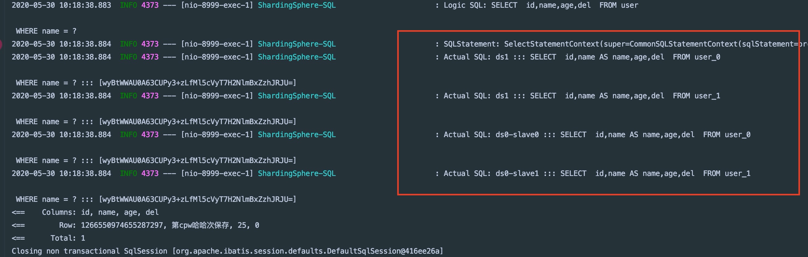 when I write a sql that doesn't have sharding conditions, full route ...