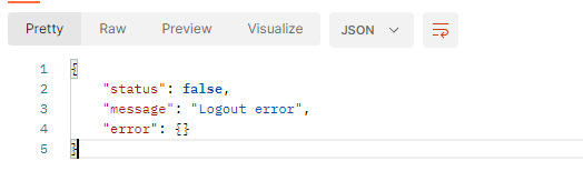 Logout return empty response · Issue #1806 · orkestral/venom · GitHub