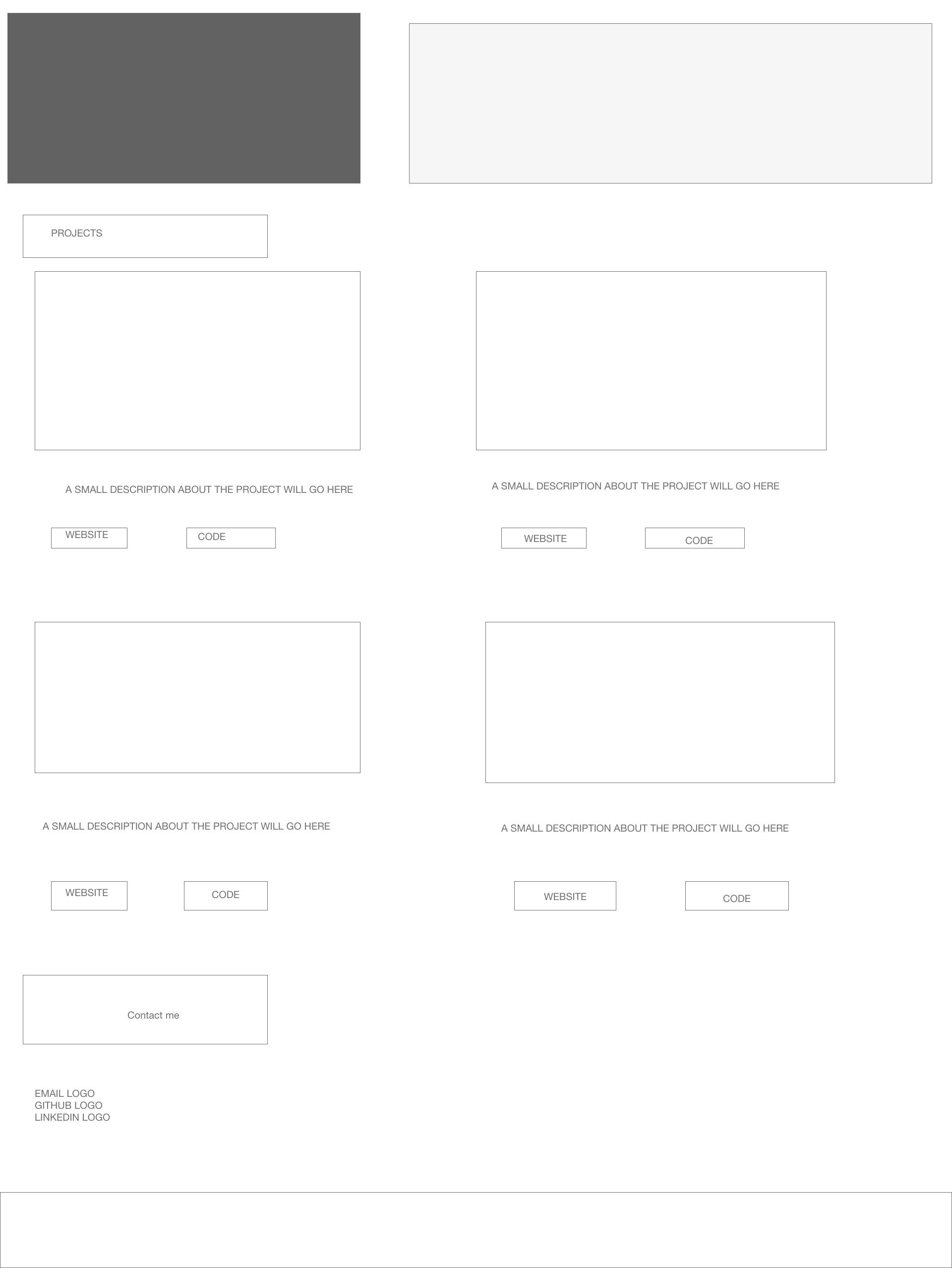 Portfolio Wireframe