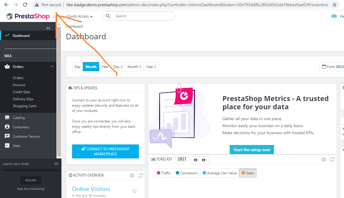 https is not forced in the Back Office while logging in · Issue #24383 ...