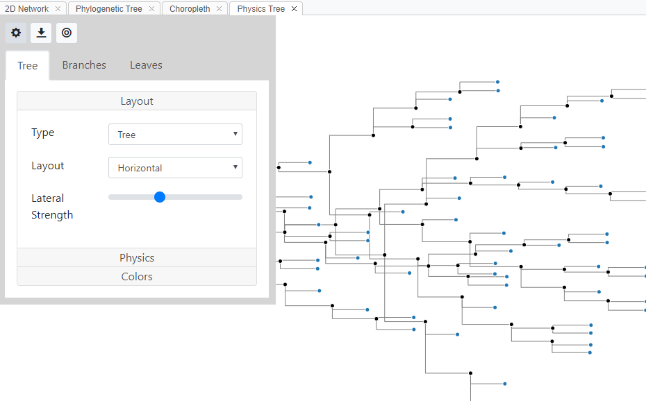 Initial display on Physics tree settings(Tree tab) is not as expected ...