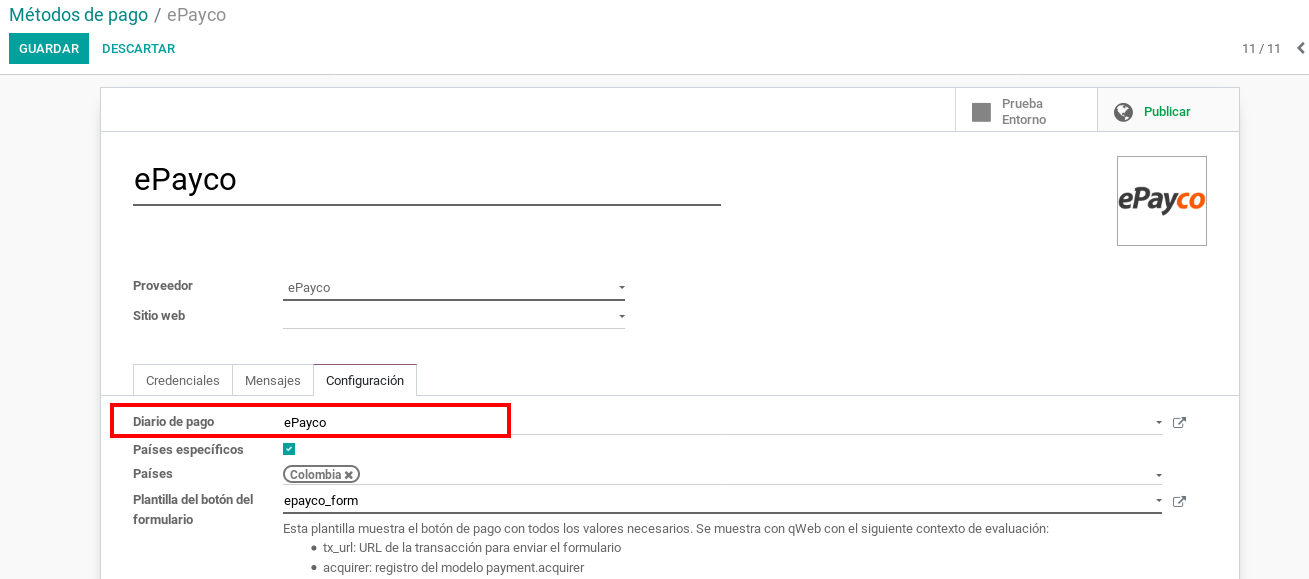 Error de Servidor: · Issue #3 · epayco/odoo_ePayco · GitHub