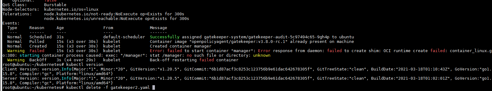 kubernetes deploy gatekeeper error · Issue #1999 · open-policy-agent ...