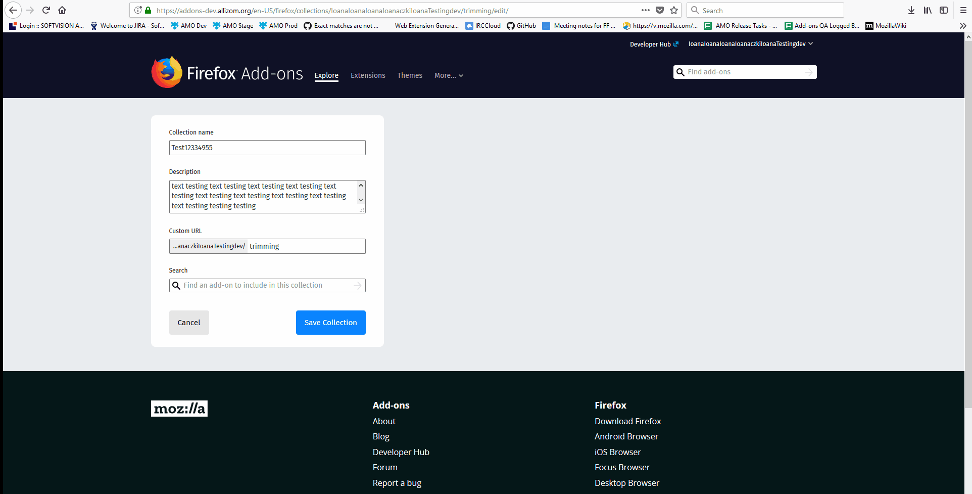 testing spaces
