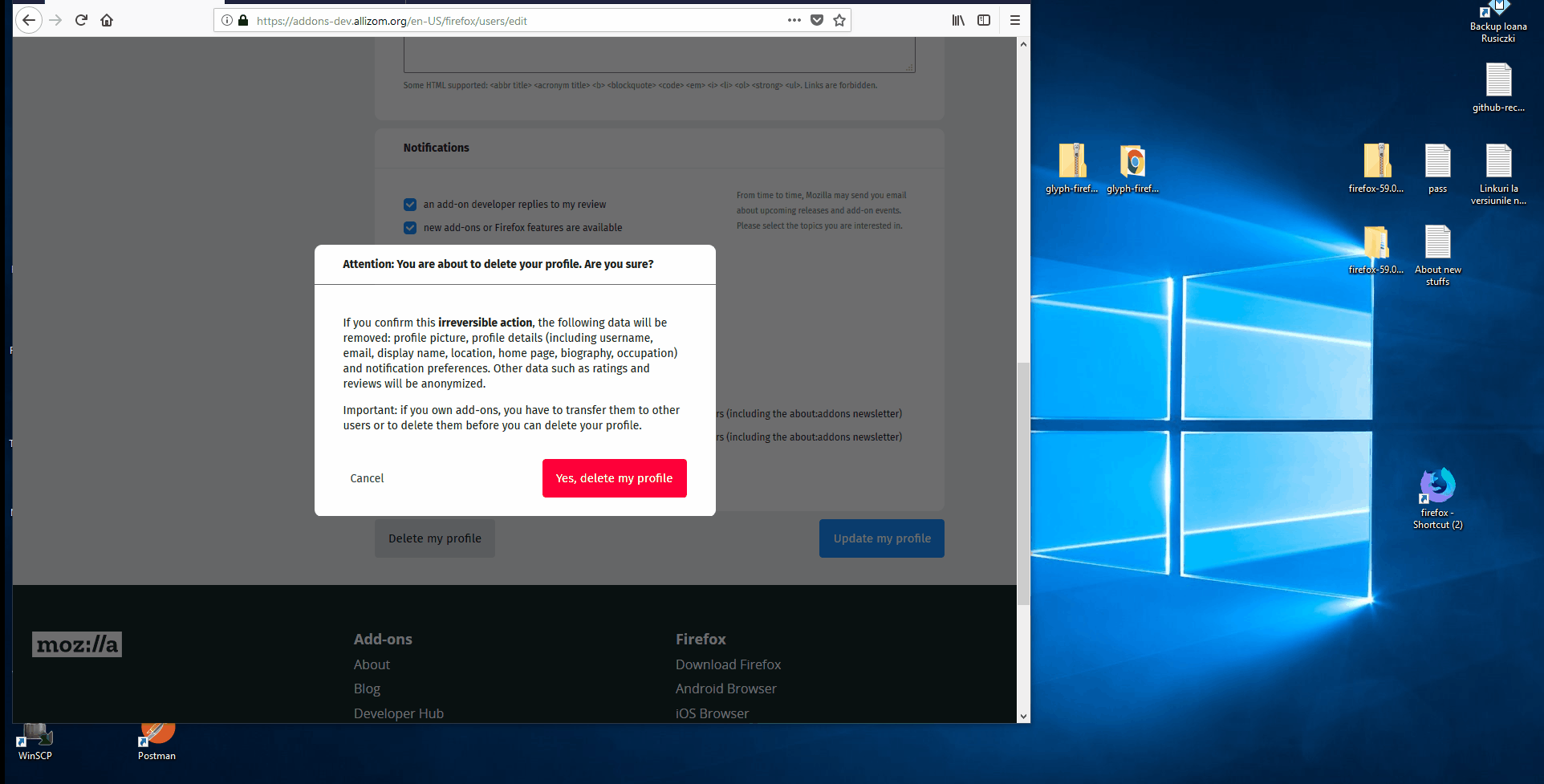 Cannot log back in with an account after another account was deleted