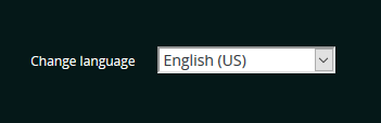 change language