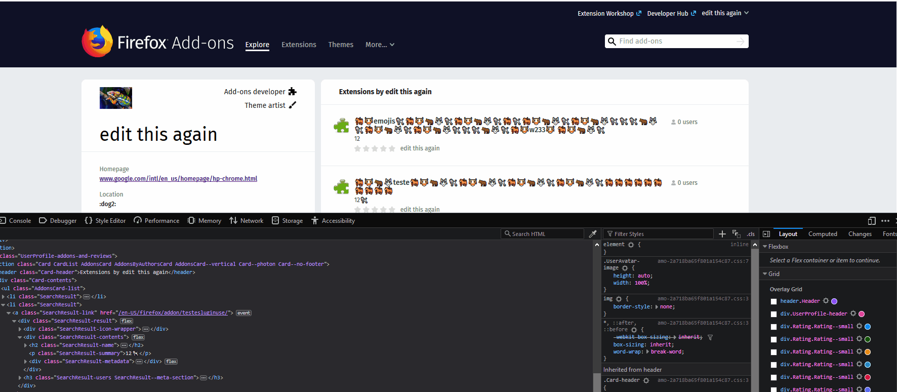 avatar versus image