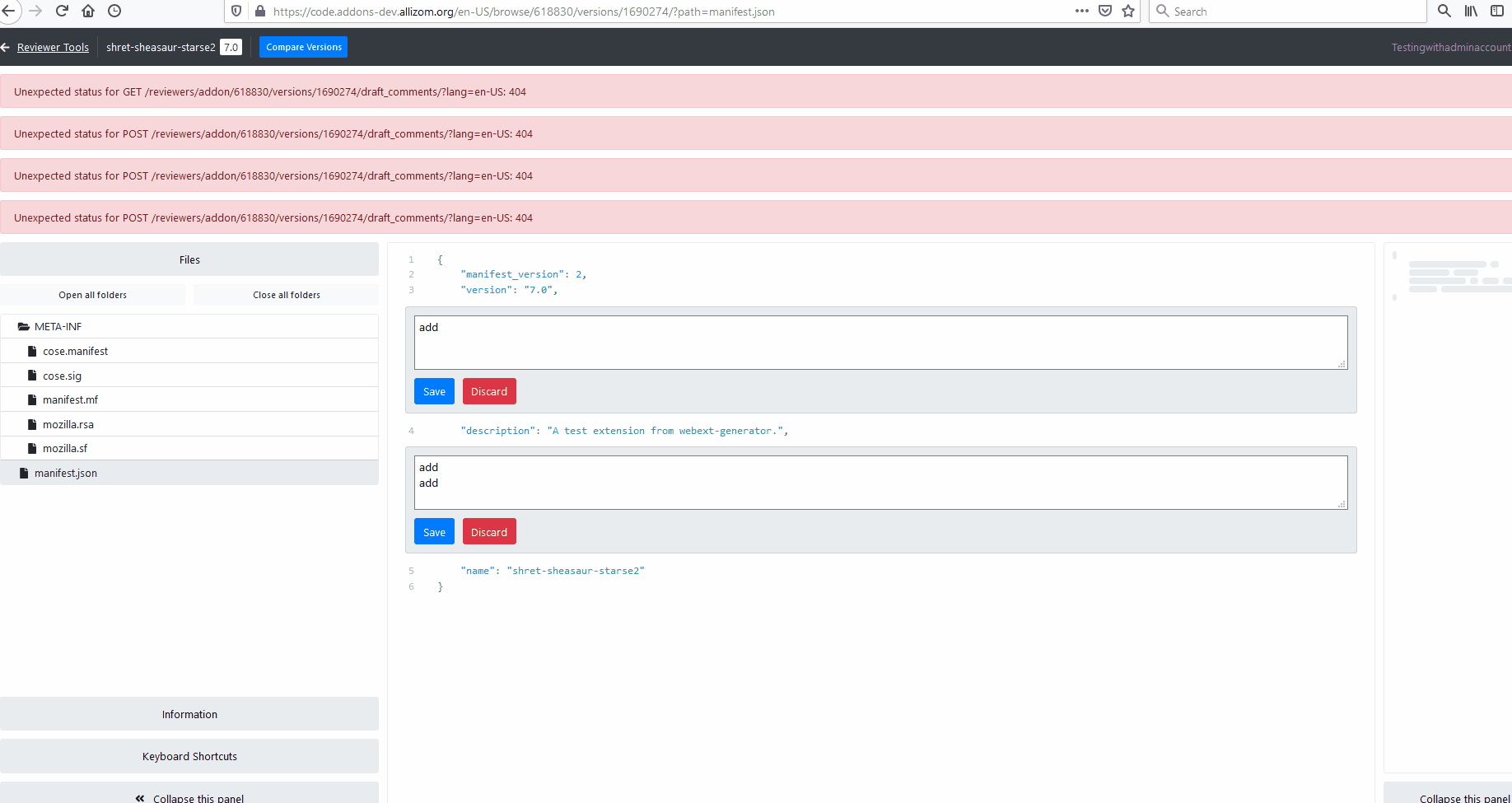 404 Api 404 is shown for the comment API on deleted versions · Issue #7041 ...