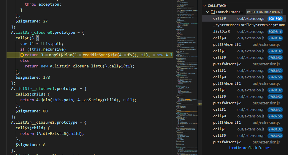 Javascript API Upgrading to 1.63 breaks my VS Code extension · Issue