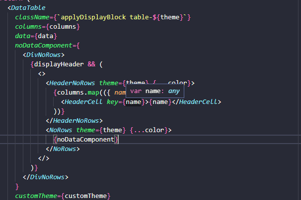 Override padding on noDataComponent · Issue #376 · jbetancur/react-data ...