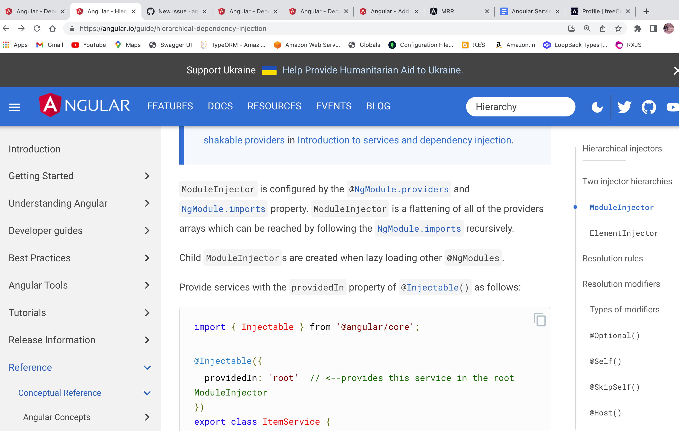 Hierarchical injectors · Issue 46122 · angular/angular · GitHub