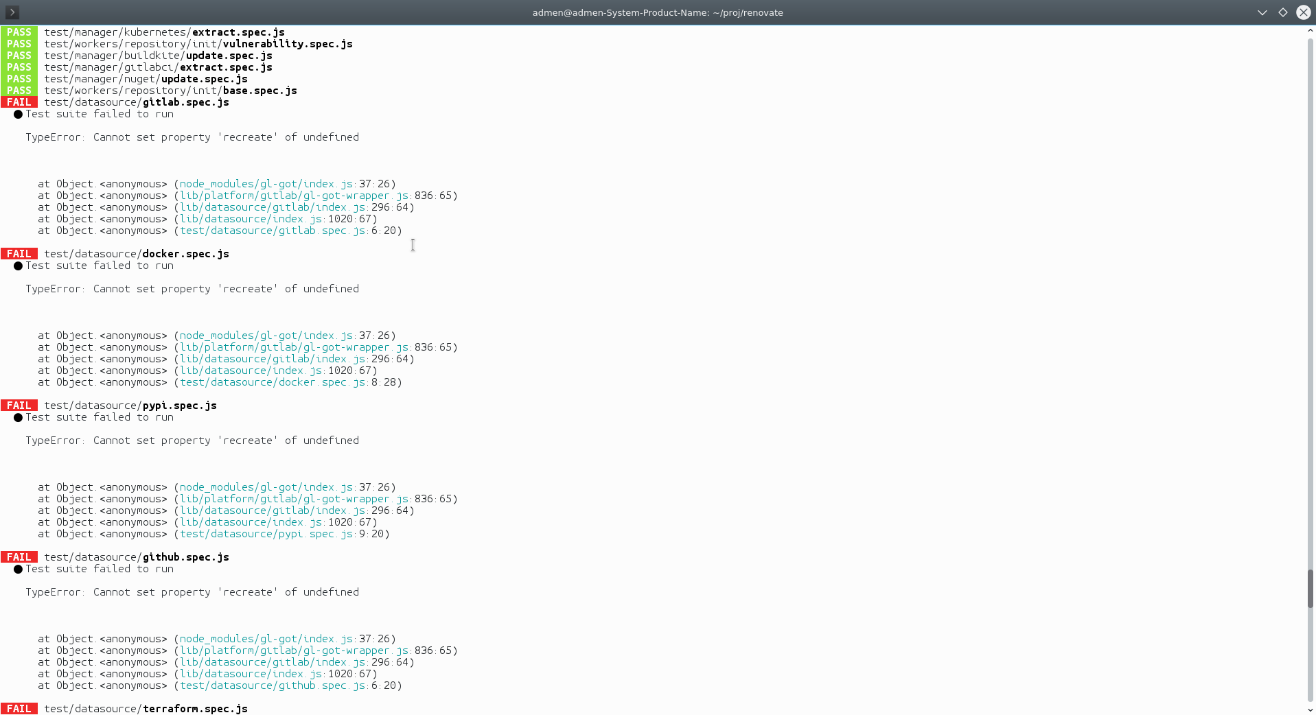 Run local tests · Issue #3025 · renovatebot/renovate · GitHub