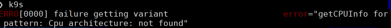 error