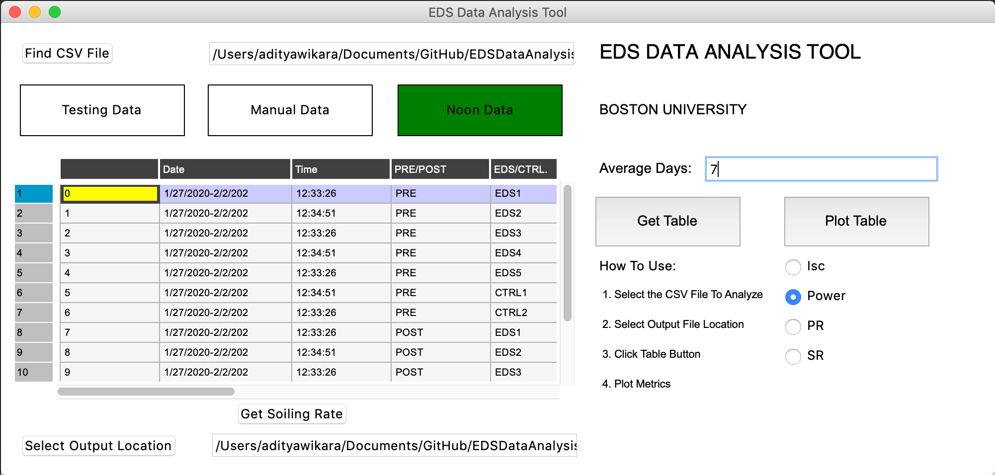 GitHub - BUSolarLab/EDSDataAnalysis