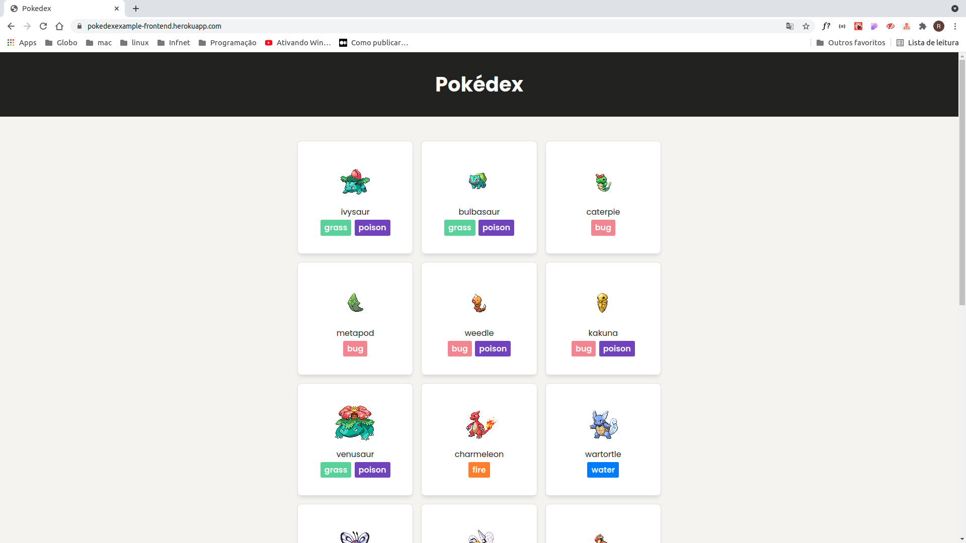 GitHub - RafaelBarbosa09/pokedex: Aplicação simples consumindo uma api ...