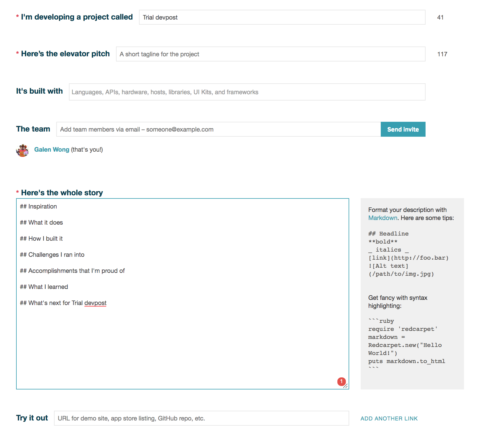 GitHub - GalenWong/hothdevpostguide
