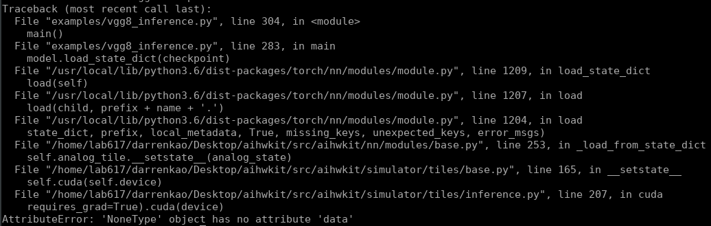 Report error when load model and use InferenceTitle · Issue #260 · IBM ...