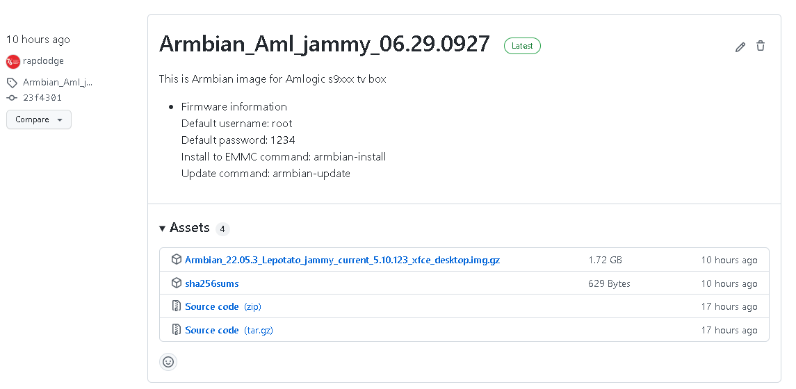 [Question] Rebuild armbian using lepotato desktop prebuilt image ...