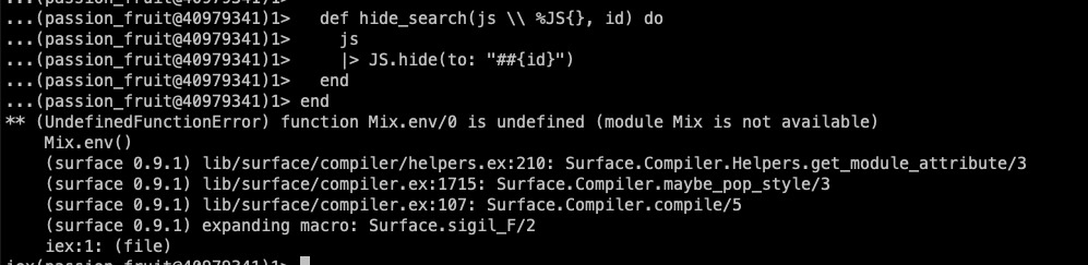 Hot code reloading of Surface View depends on mix (in running server ...