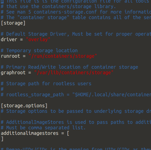 failed to mount container,error creating overlay mount to /var/lib