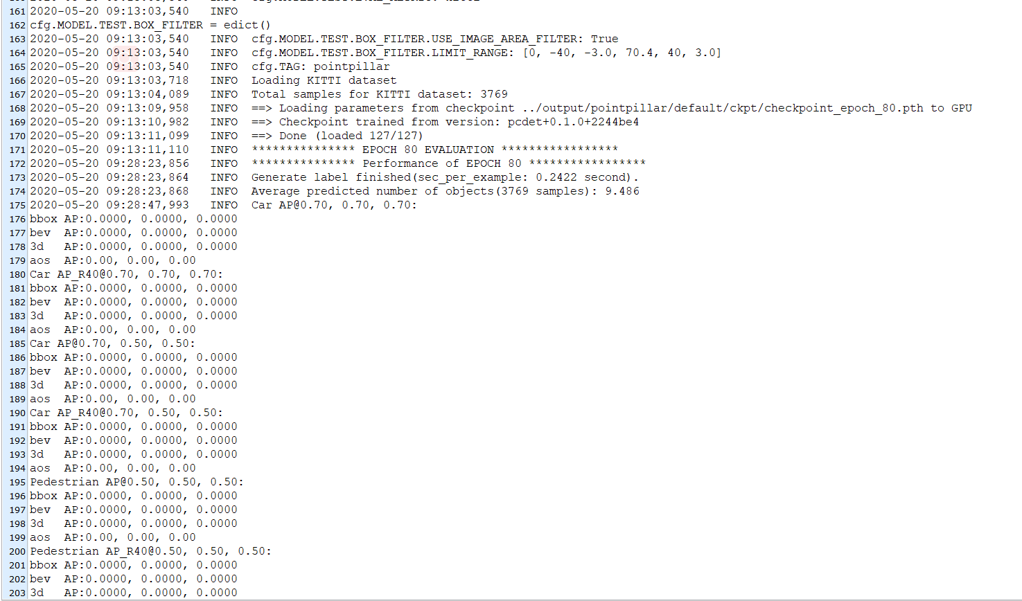 I got a very, very low accuracy · Issue #71 · open-mmlab/OpenPCDet · GitHub