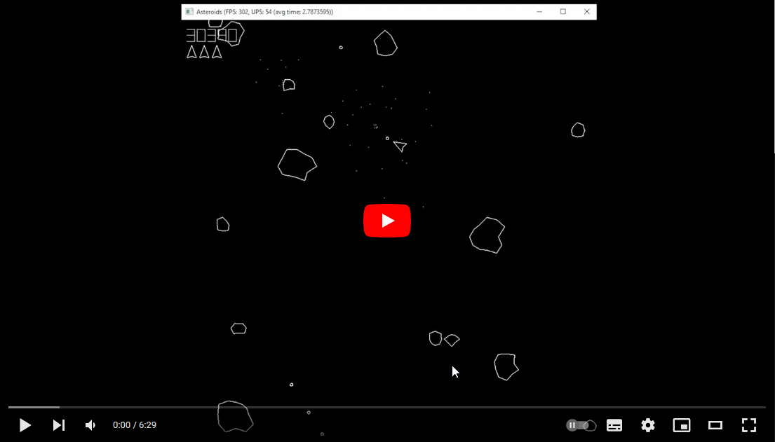 Asteroids in SFML and C#