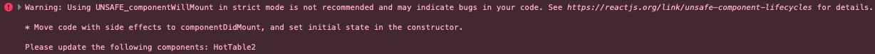 Possible deprecation method warnings React 18 · Issue #9845 ...
