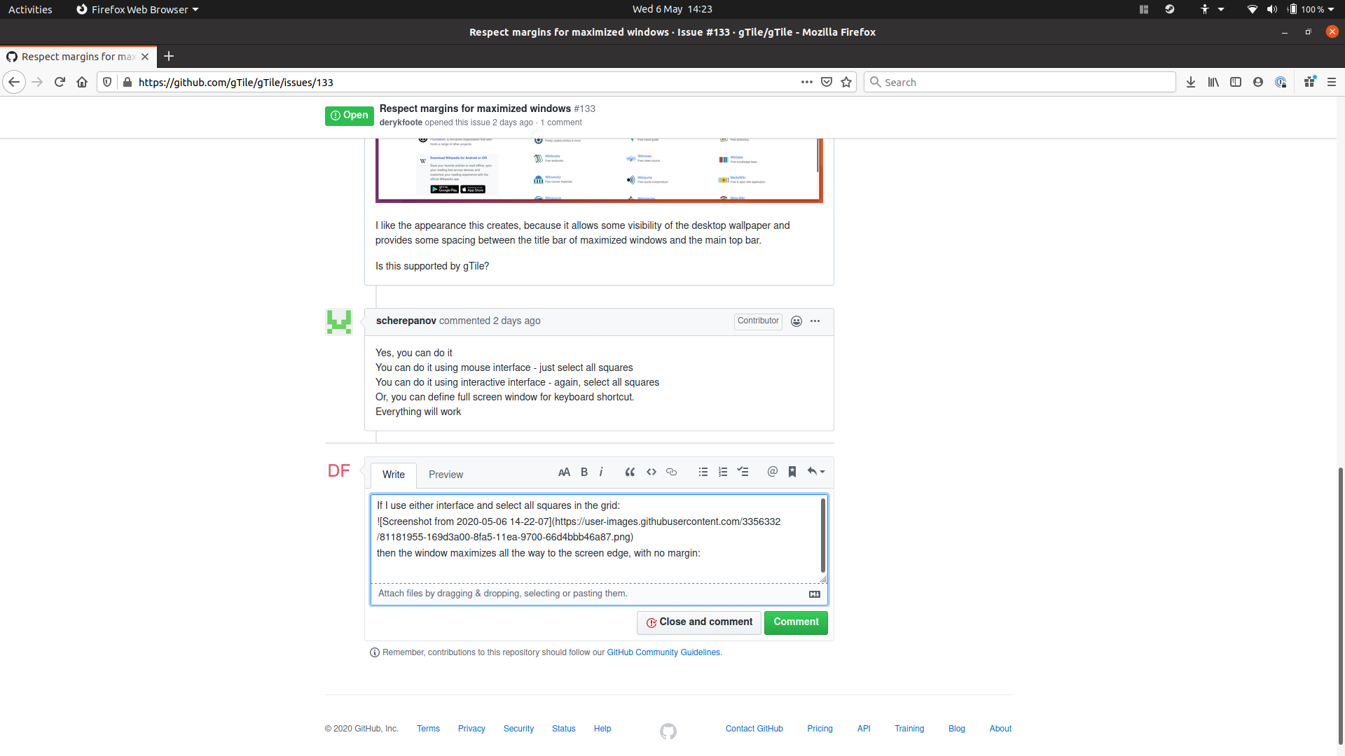 Respect margins for maximized windows · Issue #133 · gTile/gTile · GitHub