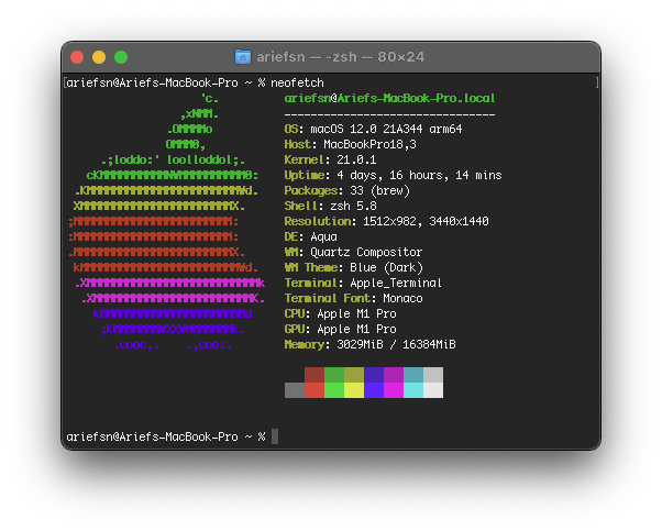 Memory usage MacOS · Issue #1978 · dylanaraps/neofetch · GitHub